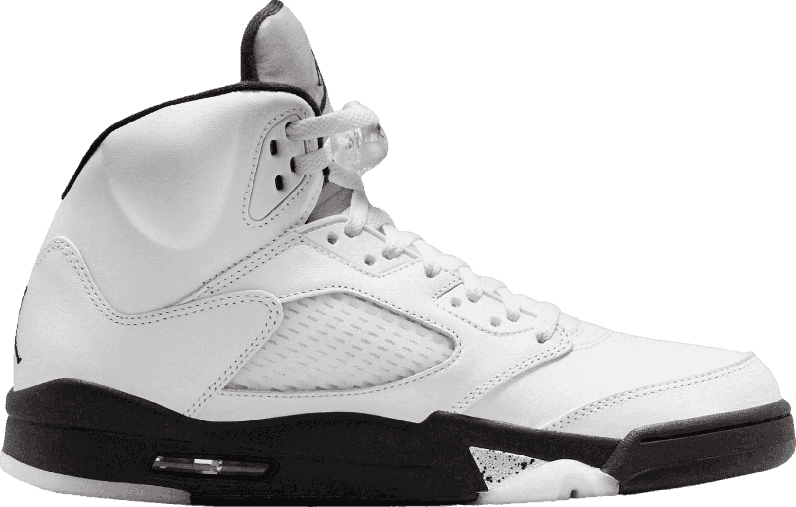 Air Jordan 5 White/Metallic Black