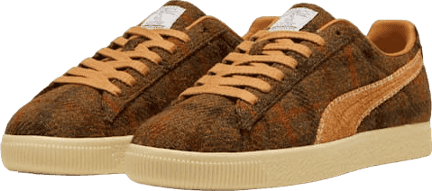 Puma Clyde Harris Tweed Chamomile
