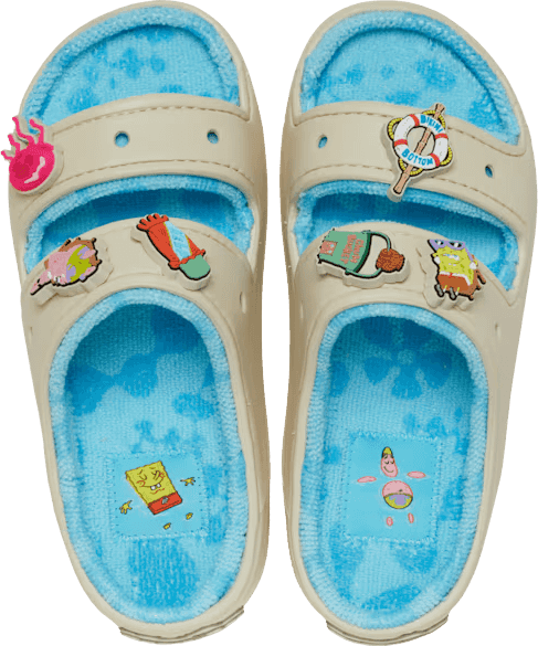Crocs Classic SpongeBob Cozzzy Terry Sandal