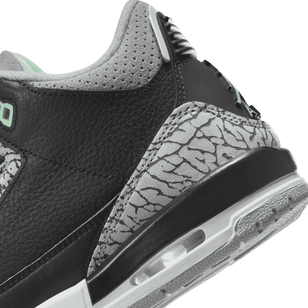 Jordan 3 green grey top