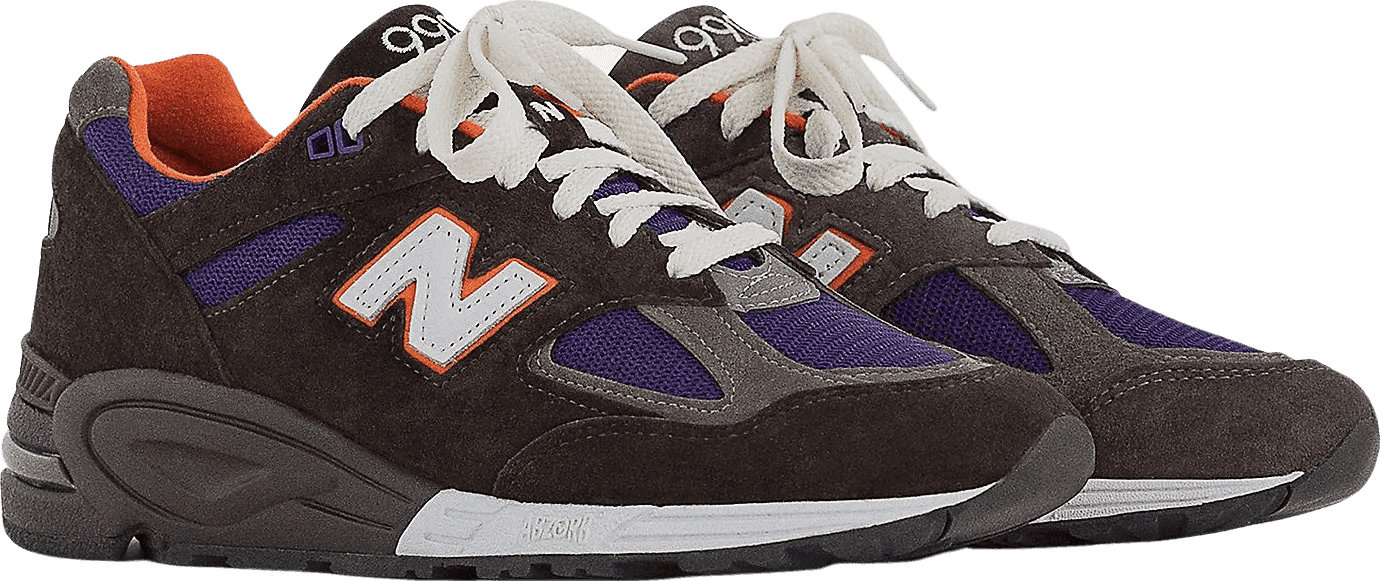 New Balance 990v2 MiUSA Brown Purple