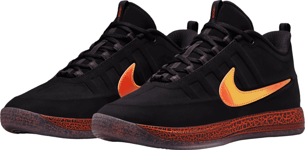 Nike Book 2 Rising Black/Safety Orange