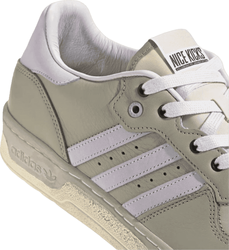Nice Kicks x Adidas Rivalry Low Cream White