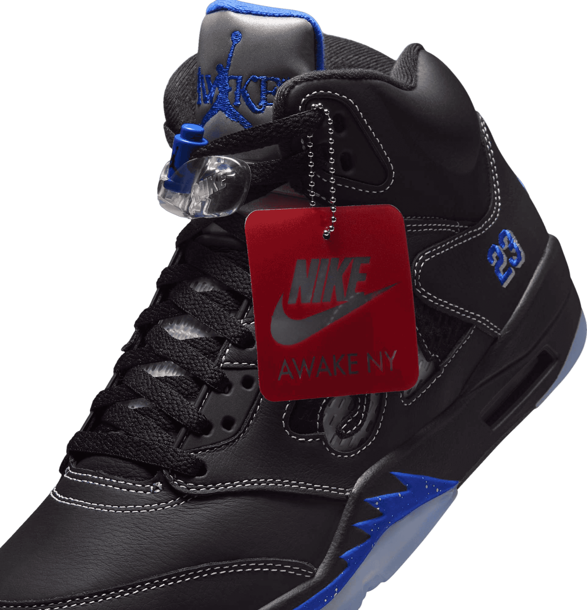 Awake NY x Air Jordan 5 Black/Racer Blue