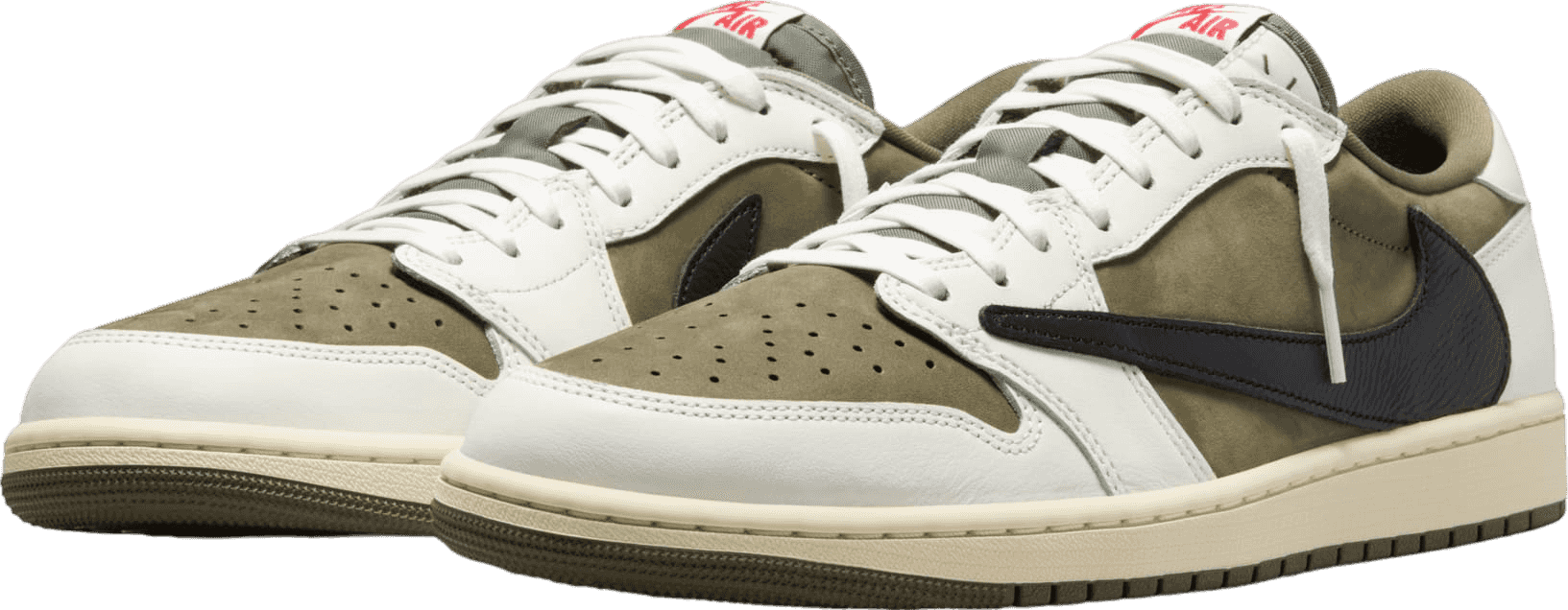 Travis Scott x Air Jordan 1 Low Medium Olive