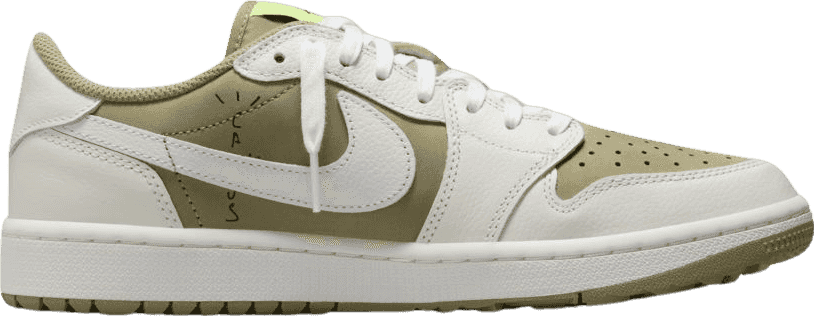 Air Jordan 1 Low Golf Travis Scott Neutral Olive