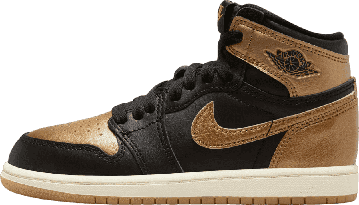 Air Jordan 1 High Black/Gold (PS)