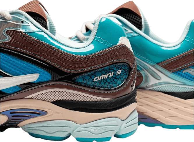 Foot Patrol x Saucony Progrid OMNI 9 Blue/Brown