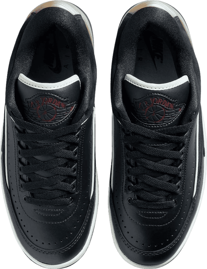 Air Jordan 2 Low Black Metallic Gold (W)