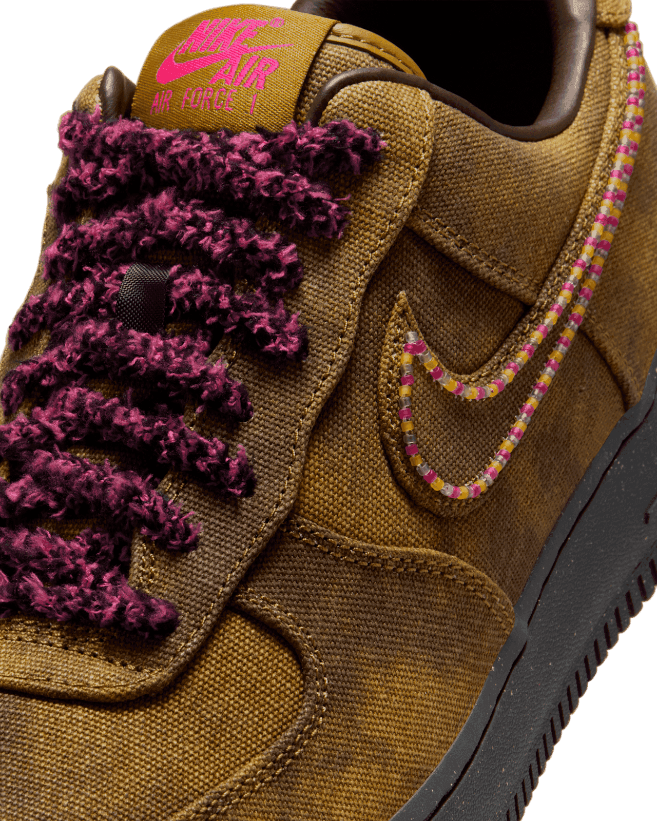Nike Air Force 1 Low '07 Desert Moss/Fierce Pink