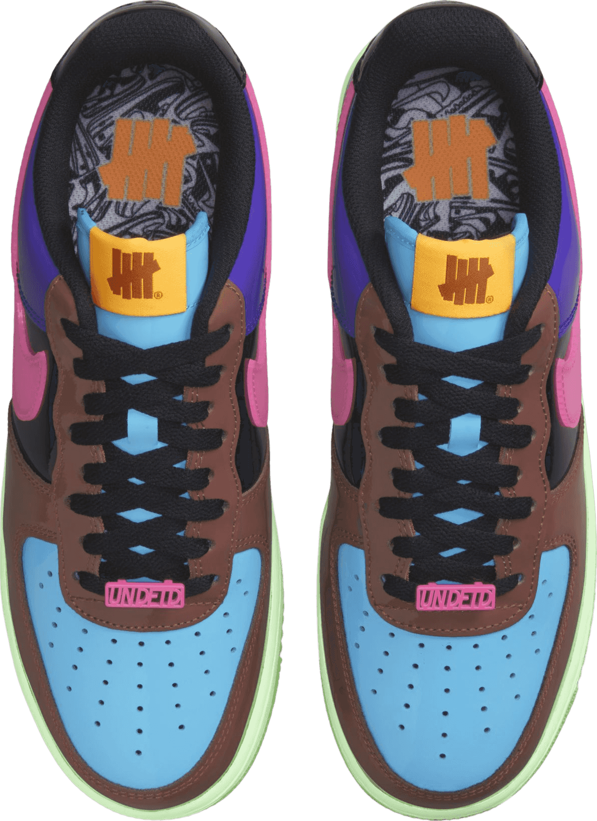 Nike Air Force 1 Low Undefeated Multi-Patent Fauna Brown