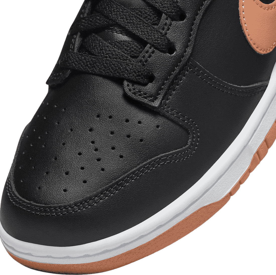 Nike Dunk Low Black/Amber Brown