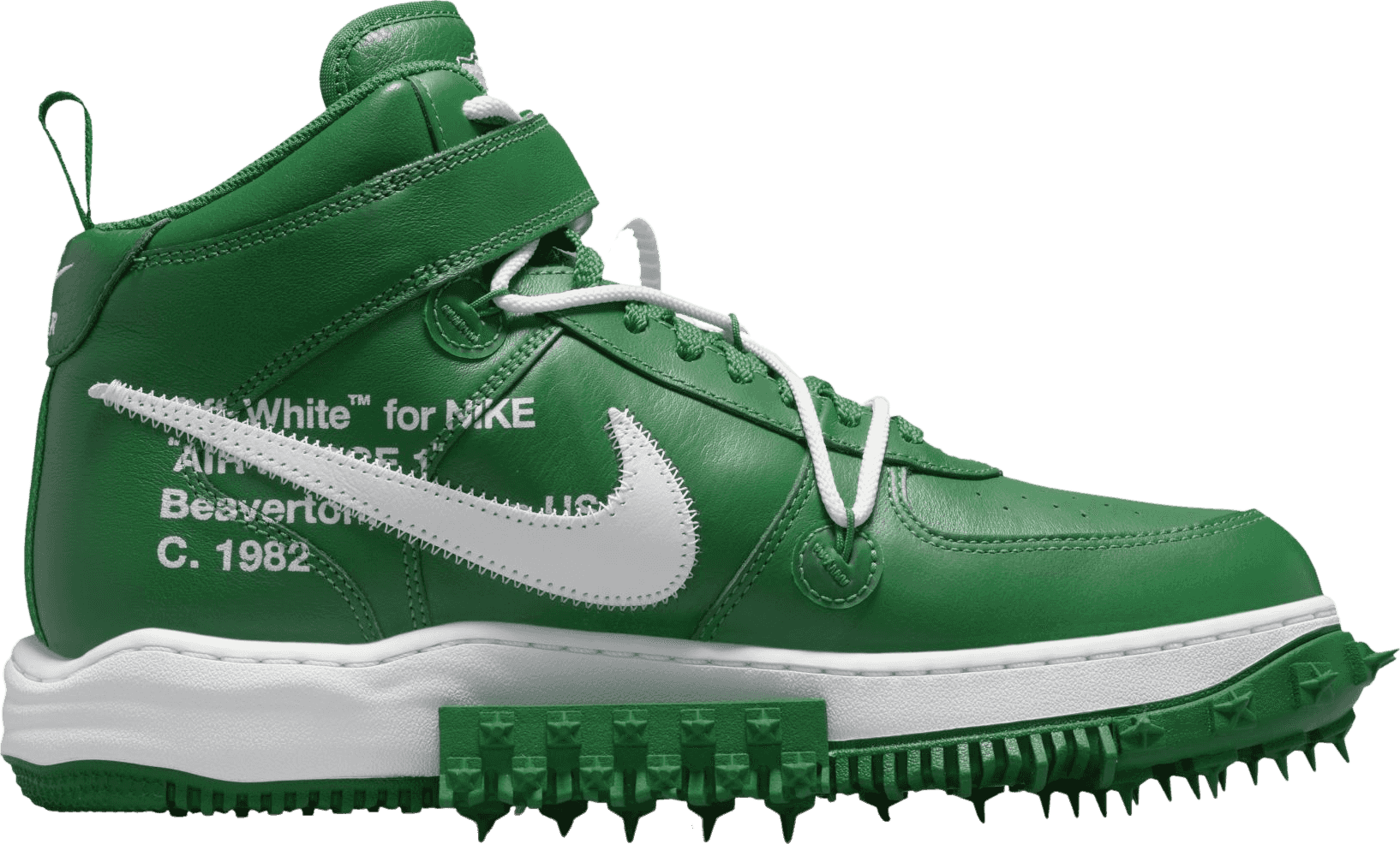 Nike Air Force 1 Mid Off-White Pine Green