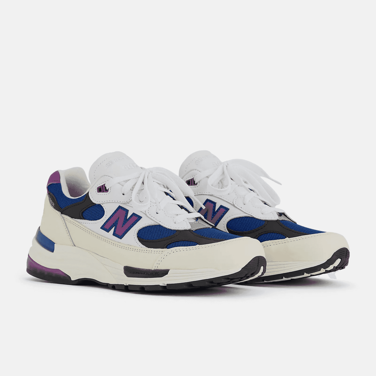 New Balance 992 MiUSA White/Royal/Purple Fuchsia