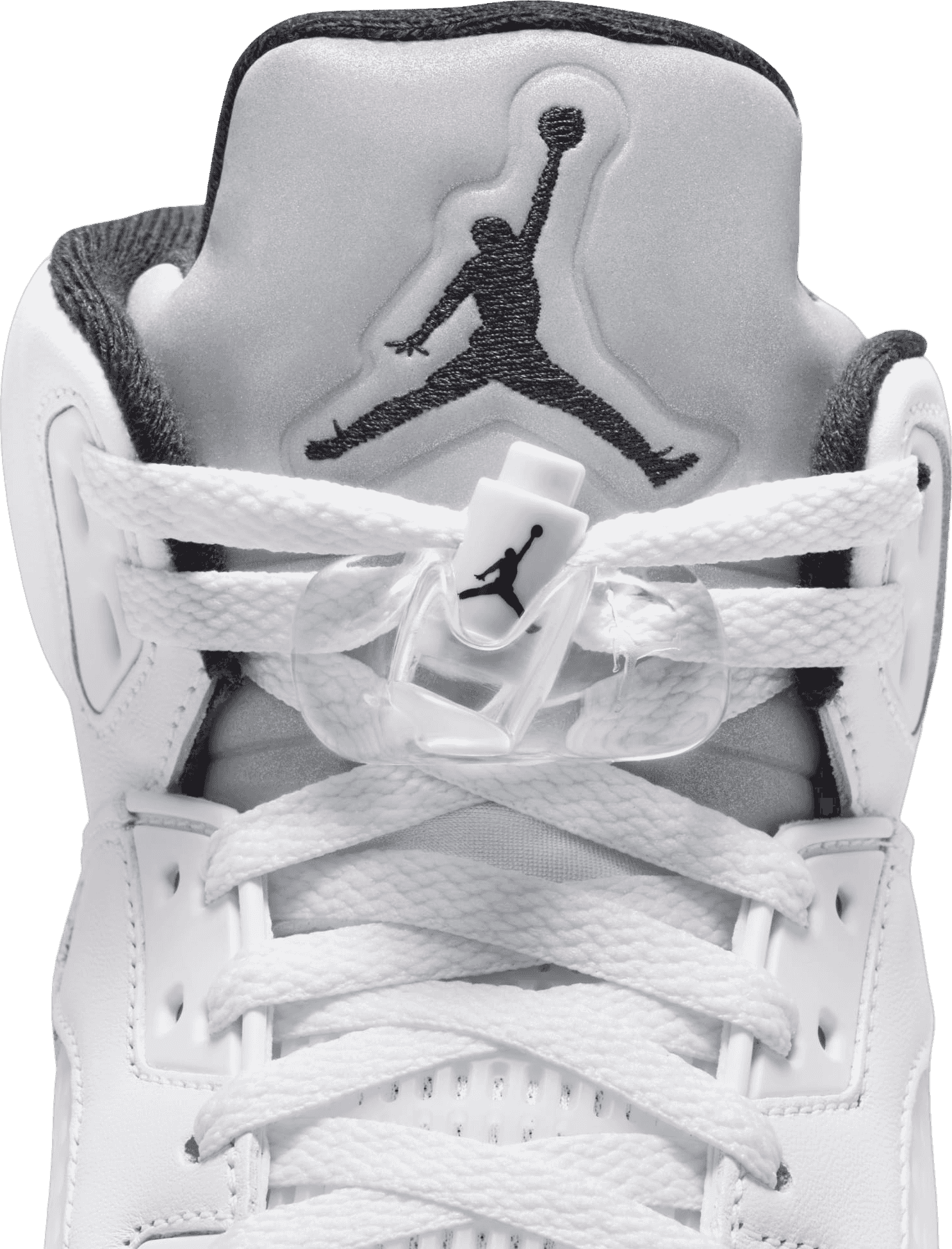 Air Jordan 5 White/Metallic Black