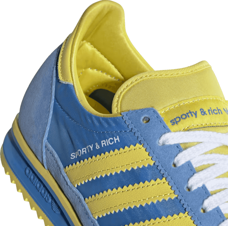 Sporty & Rich x Adidas SL72 "Real Blue/Light Yellow"