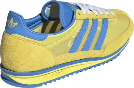 Sporty & Rich x Adidas SL72 "Light Yellow/Real Blue"