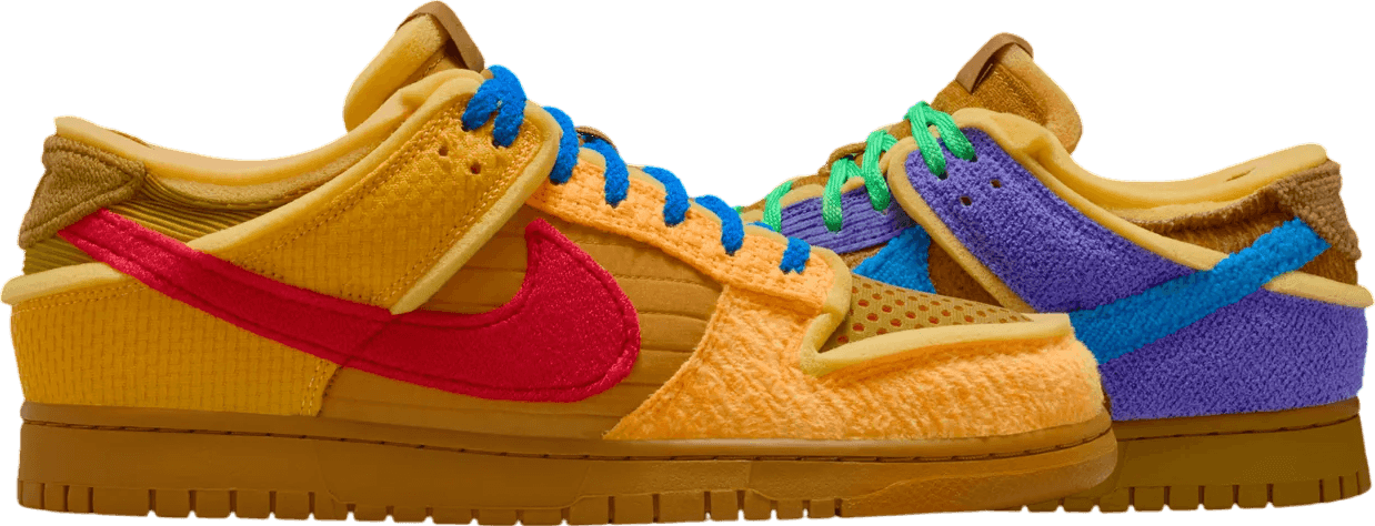 CPFM x Nike Dunk Low Swamp Sponge Psychic Purple/Gold