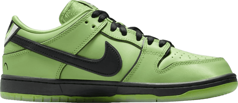 Nike SB Dunk Low x The Powerpuff Girls Buttercup