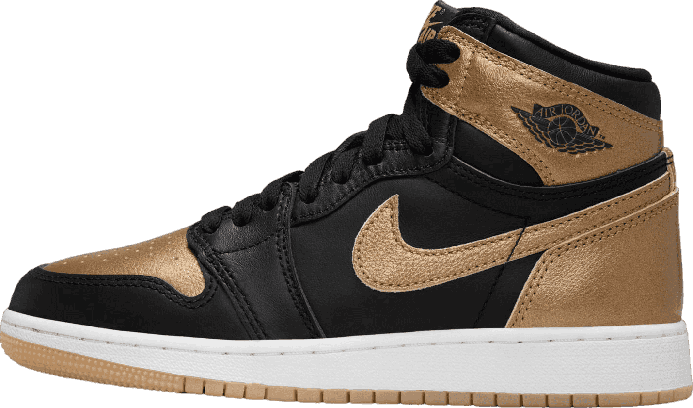 Air Jordan 1 High Black/Gold (GS)