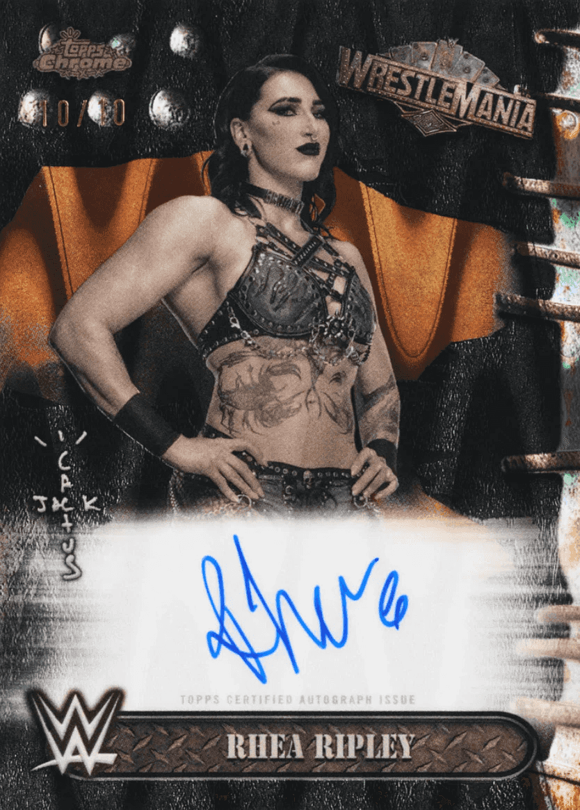 2025 TOPPS CHROME WWE CACTUS JACK X WRESTLEMANIA BOX