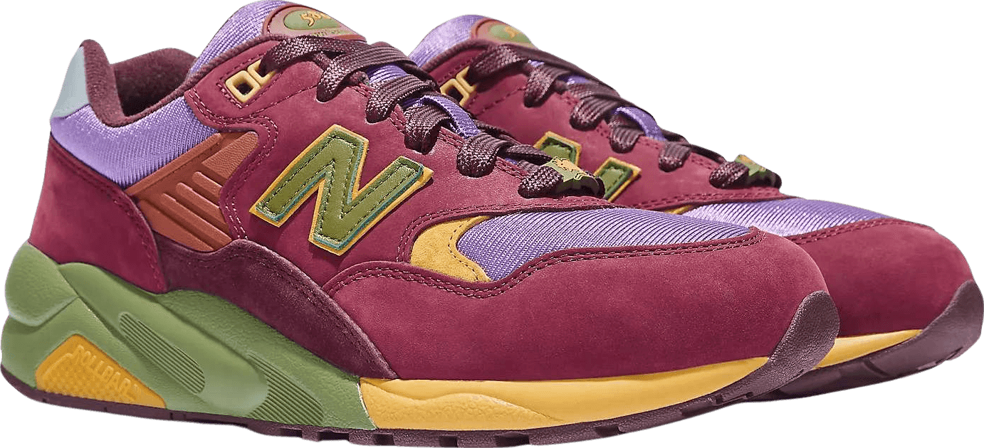 New Balance 580 Stray Rats Maroon Purple