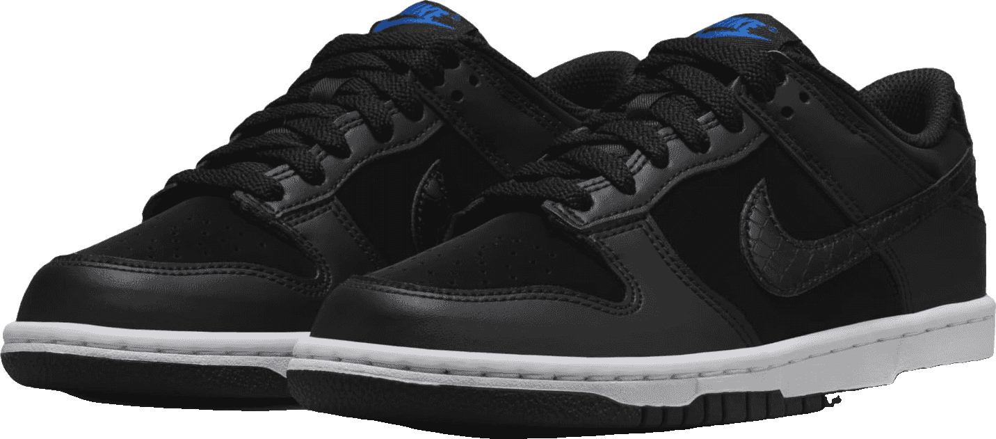 Nike Dunk Low Black Croc Swoosh (GS)
