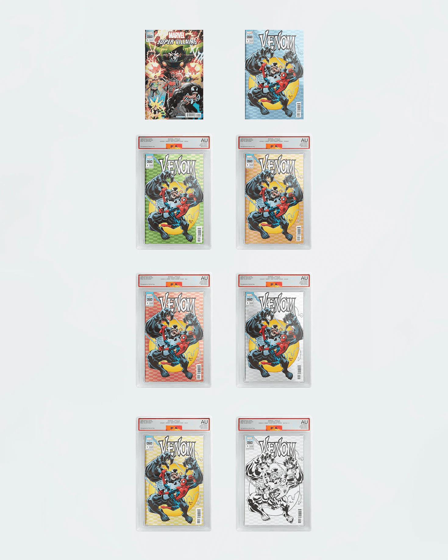 Kith x Marvel x Asics Battle Spectra Pack (Spider-Man and Venom GT-2160)