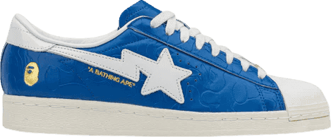 Bape x Adidas Superstar Vintage Blue