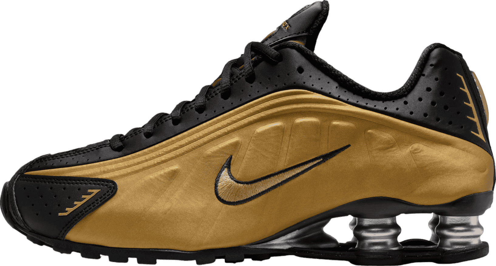 Nike Shox R4 Black Metallic Gold (W)