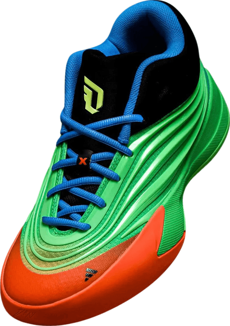Adidas Dame 10 Lime Burst/Signal Orange