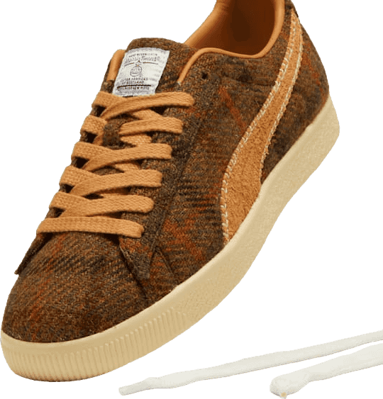 Puma Clyde Harris Tweed Chamomile