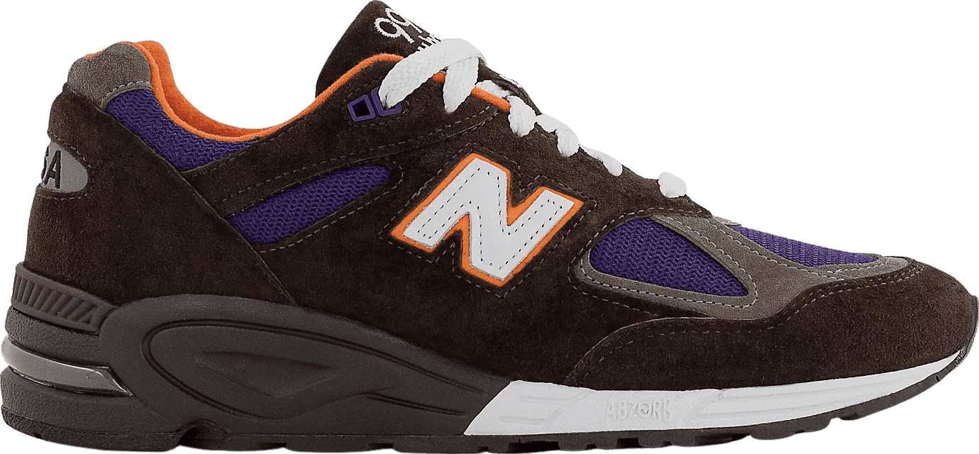 New Balance 990v2 MiUSA Brown Purple