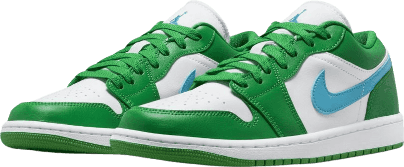 Air Jordan 1 Low Lucky Green Aquatone (W)
