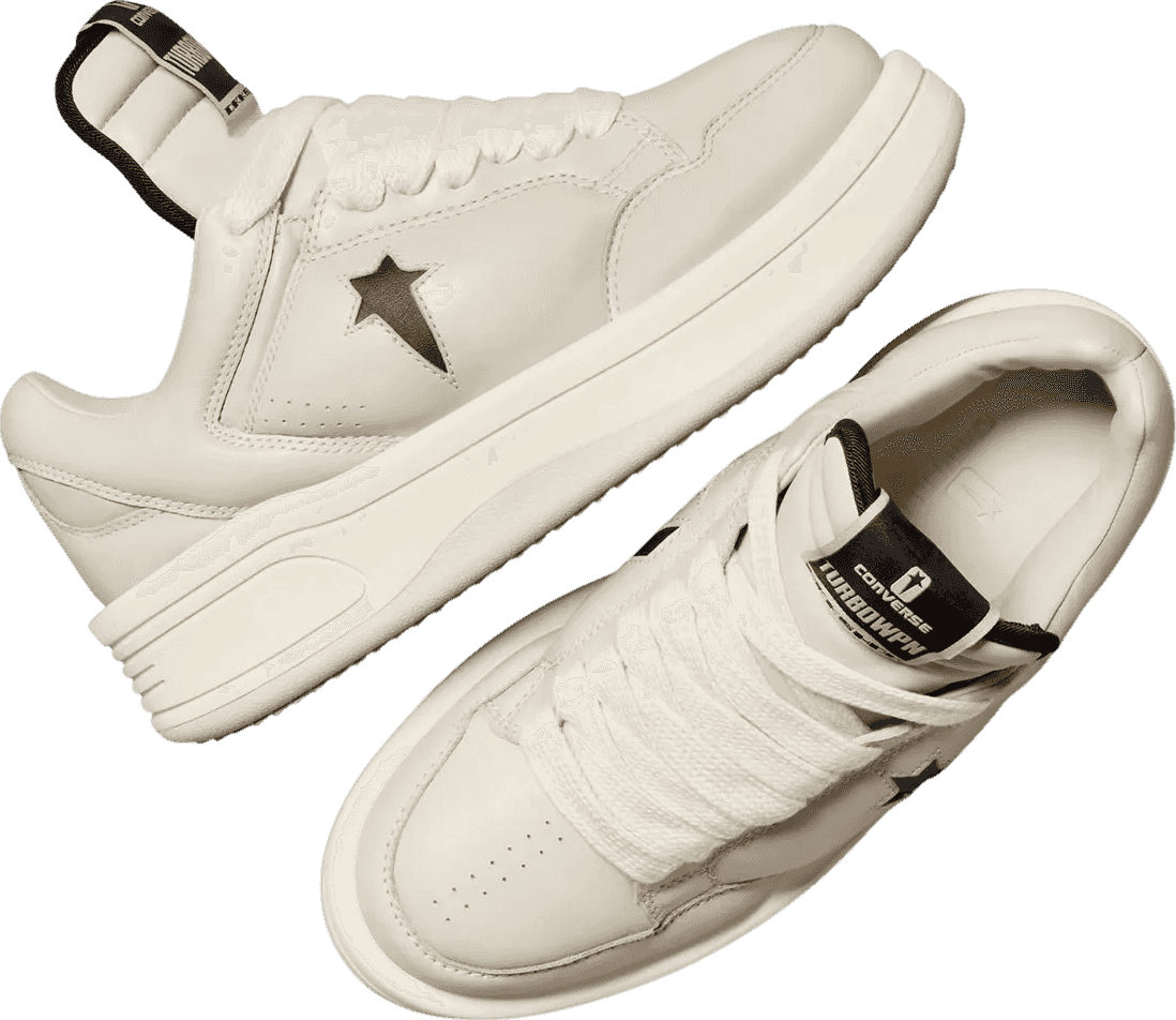 Rick Owens x Converse TURBOWPN OX Cloud Cream