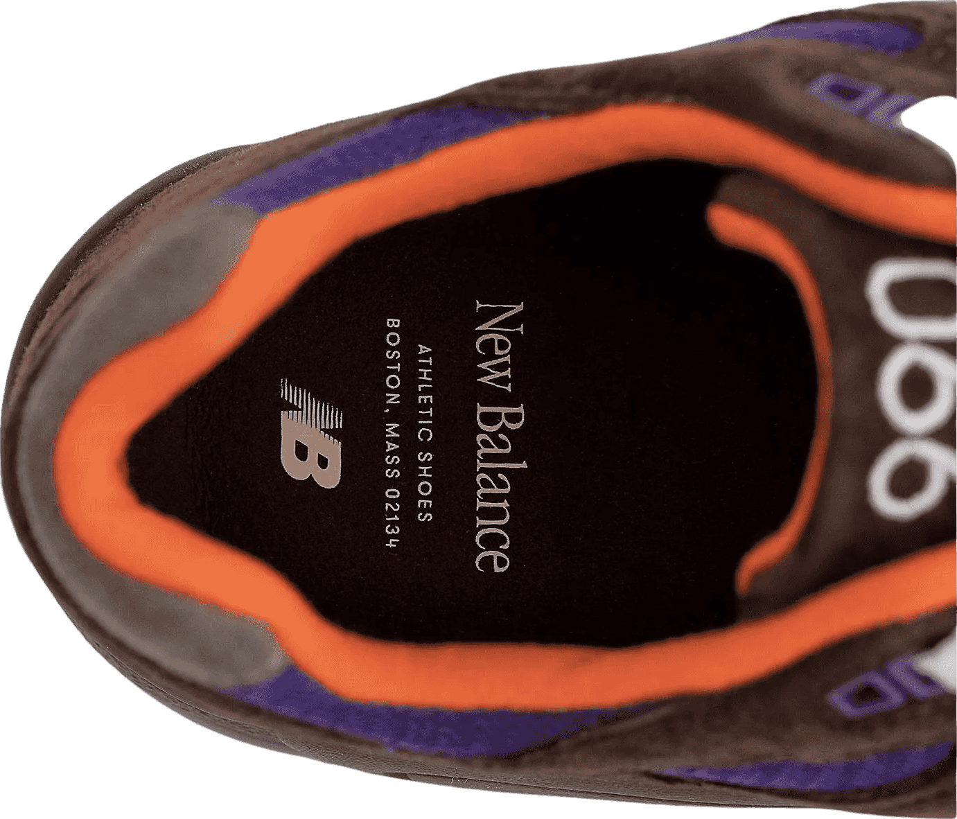 New Balance 990v2 MiUSA Brown Purple
