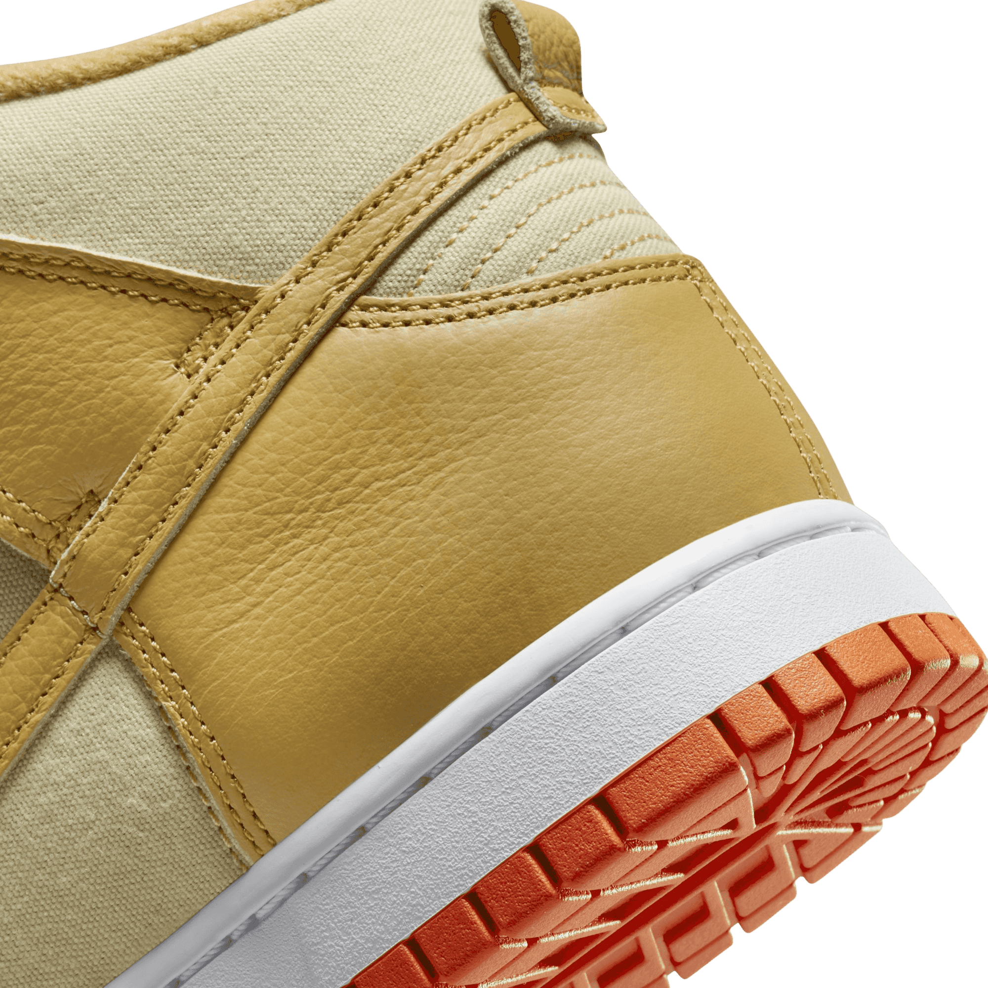 Nike Dunk High Gold Canvas