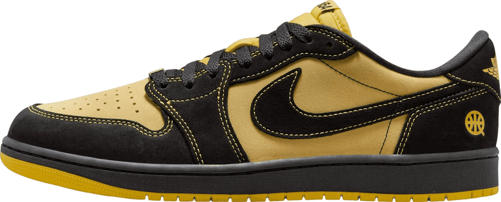 Quai 54 x Air Jordan 1 Retro Low Tour Yellow/Black