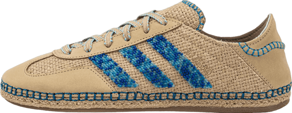 Clot x Adidas Gazelle Linen Khaki/Light Blue
