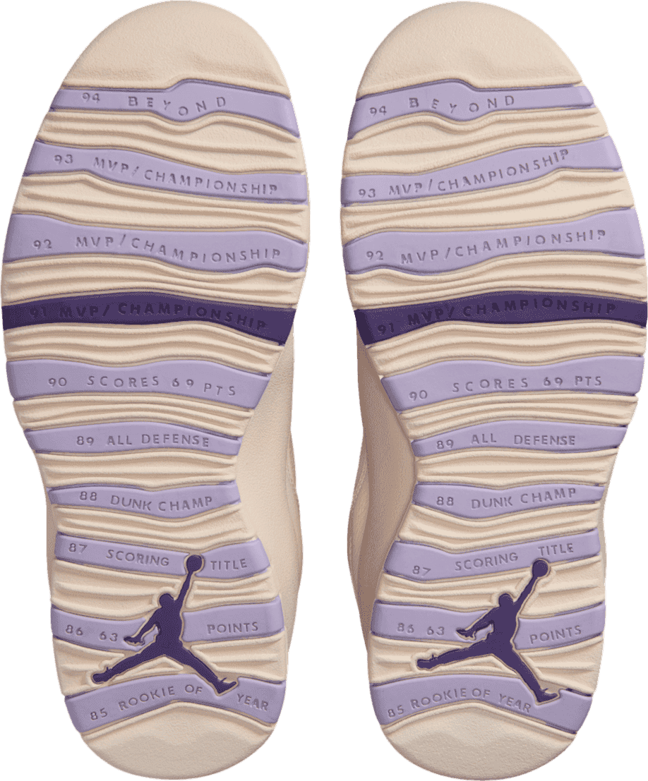 Air Jordan 10 Chalk/Hydrangeas (W)