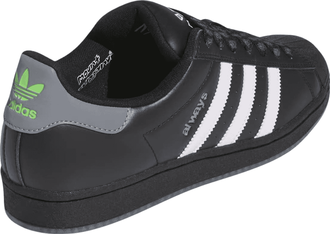 adidas Superstar ADV x always - Black | Free Shipping with