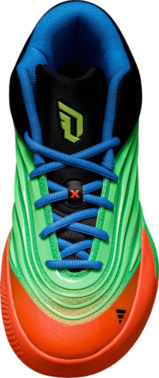 Adidas Dame 10 Lime Burst/Signal Orange