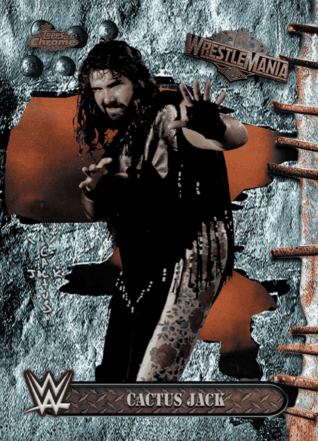 2025 TOPPS CHROME WWE CACTUS JACK X WRESTLEMANIA BOX
