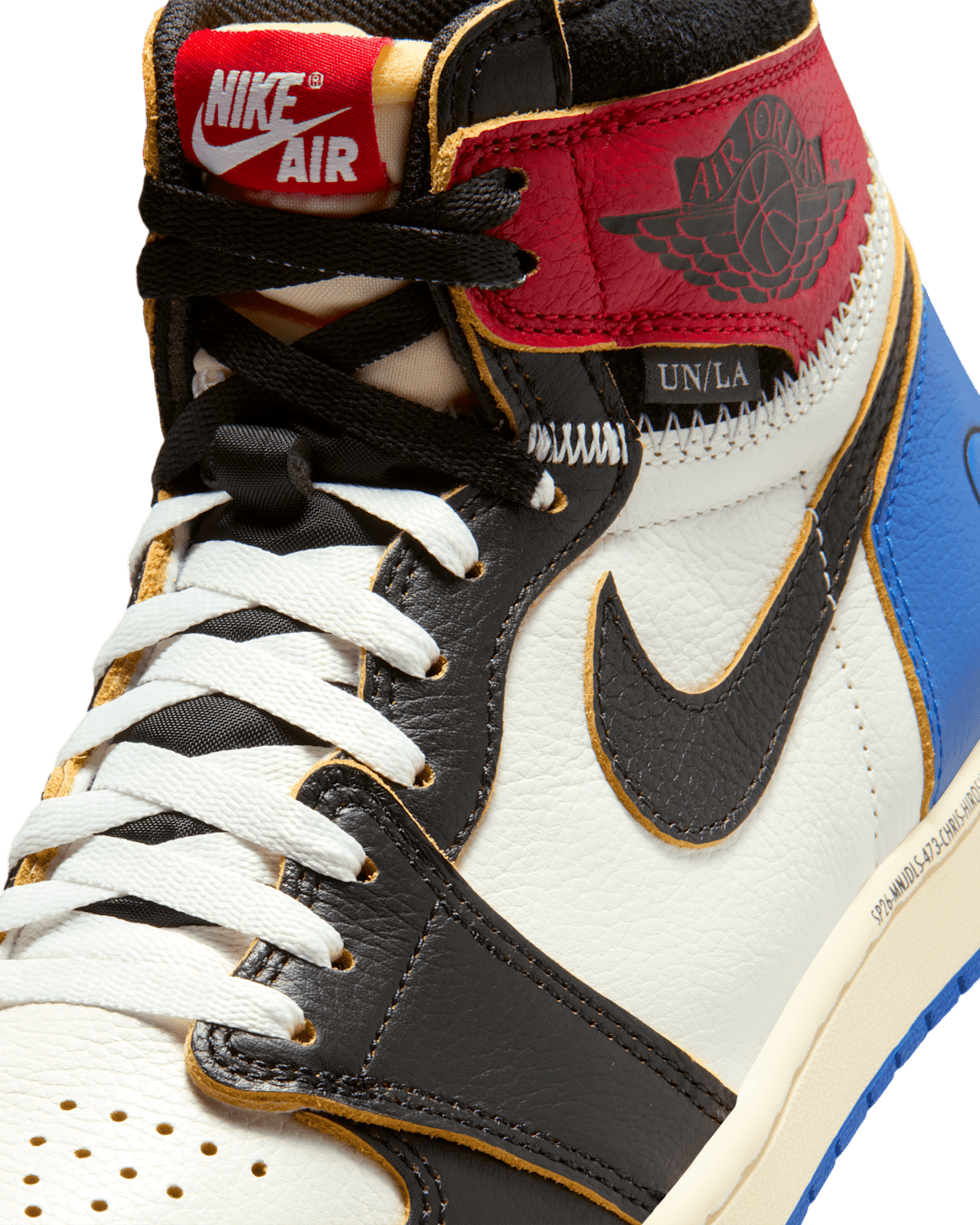 Union LA x Fragment x Air Jordan 1 High Red/Sport Royal