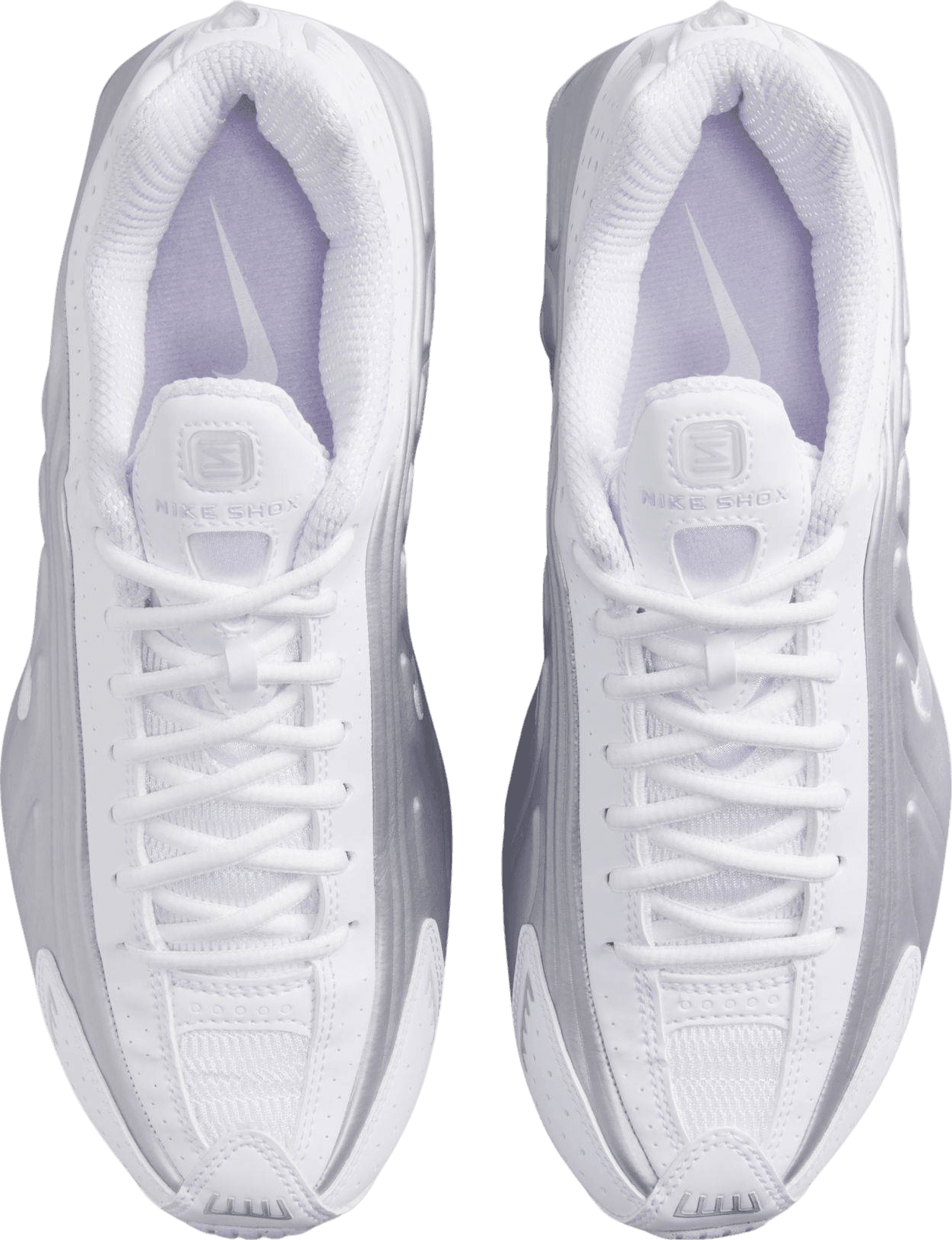 Nike Shox R4 White/Metallic Platinum (W)
