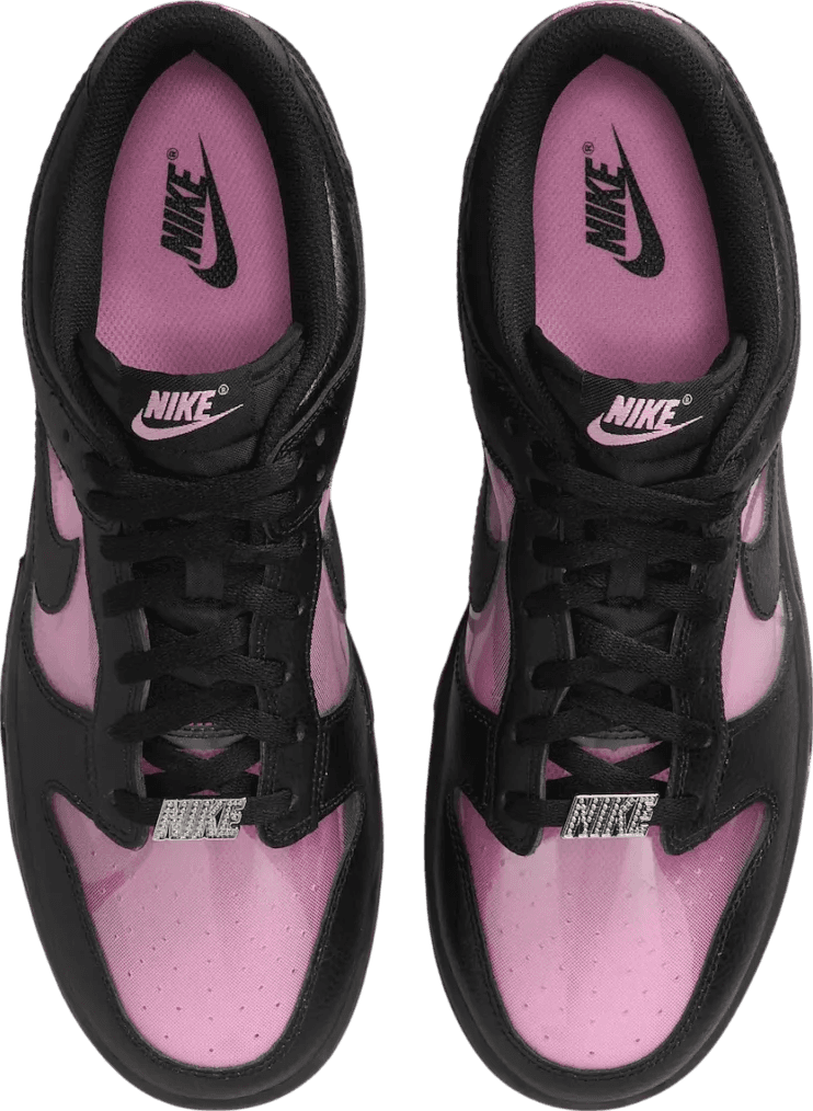 Nike Dunk Low Transparent Black/Pink Rise