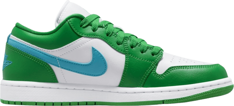 Air Jordan 1 Low Lucky Green Aquatone (W)