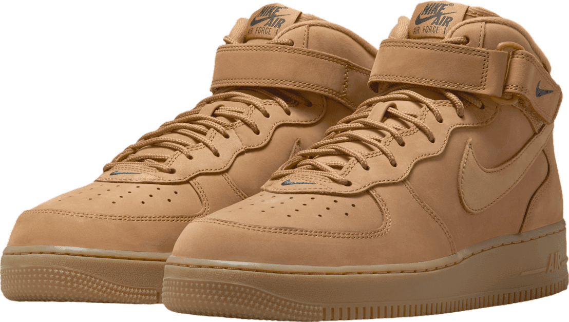 Nike Air Force 1 Mid Flax/Outdoor Green