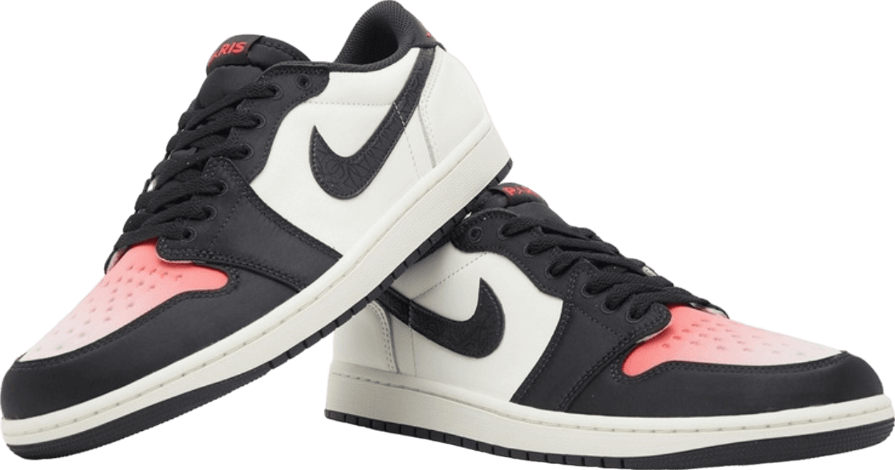 PSG x Air Jordan 1 Retro Low Pink Oxford