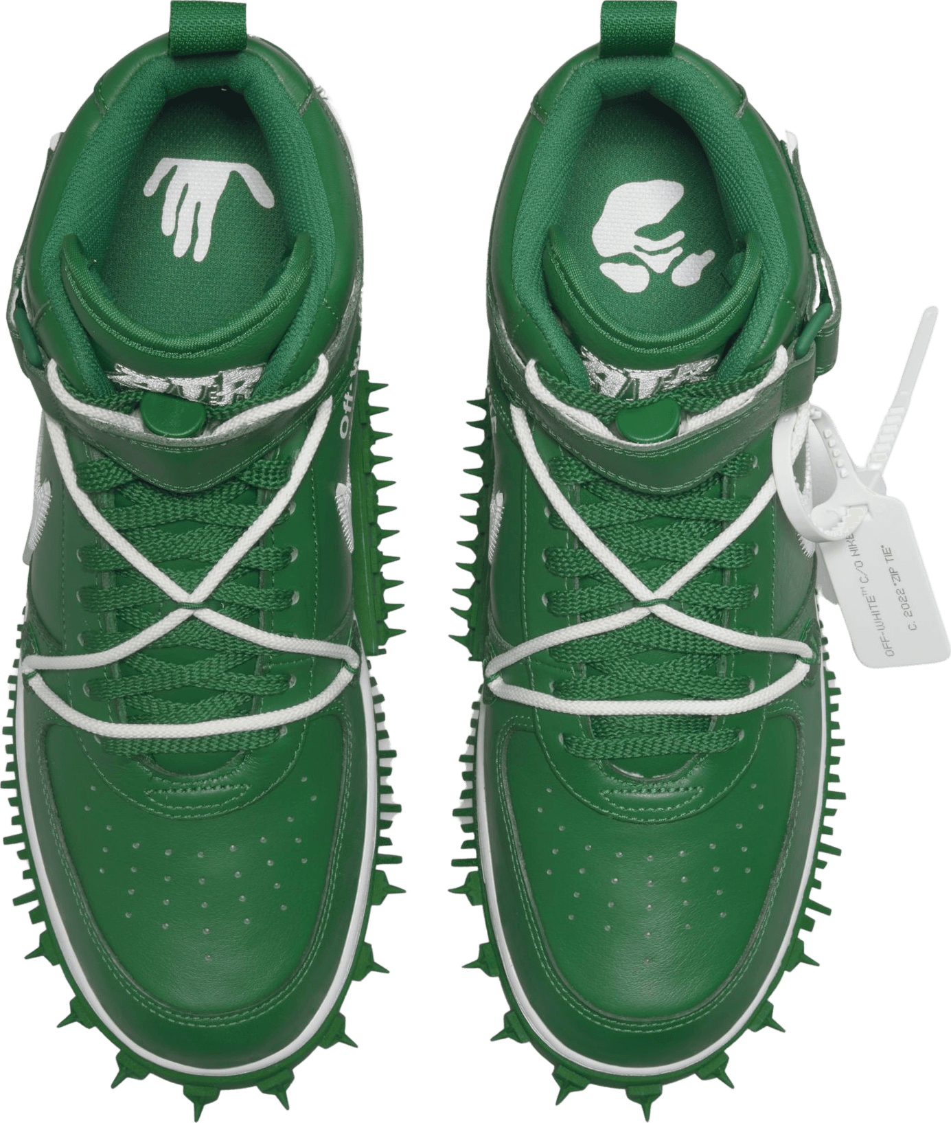 Nike Air Force 1 Mid Off-White Pine Green